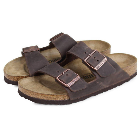 Men's Brown Footbed Shoes 0170
